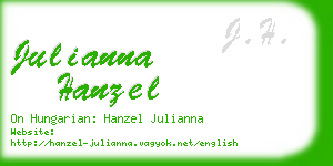 julianna hanzel business card